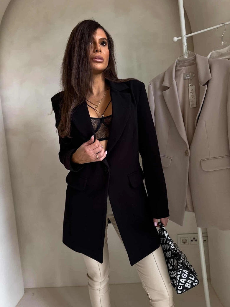 Marynarka LONG – czarna