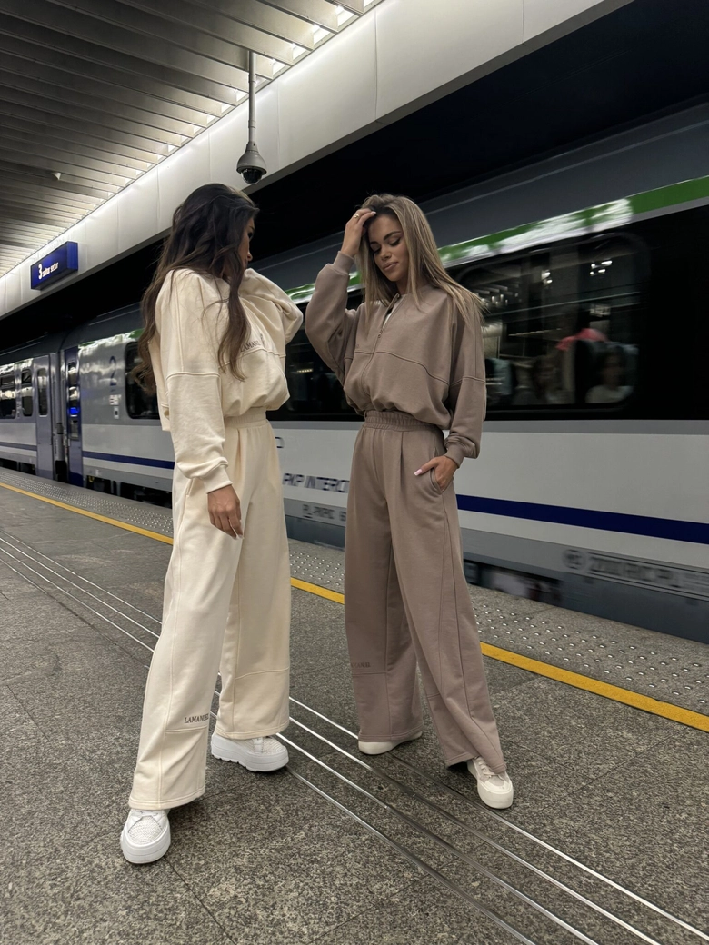 Spodnie UNPLUGGED cappucino T15483