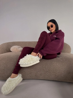 Legginsy CURVE bordo