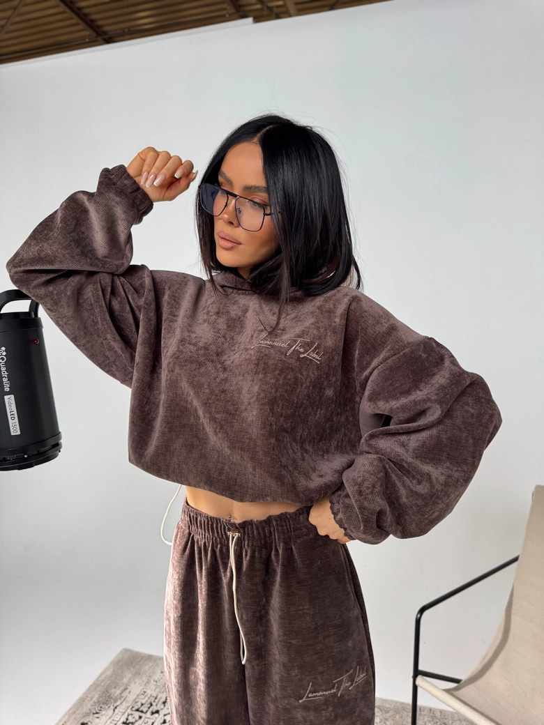 Bluza QUEEN czekolada