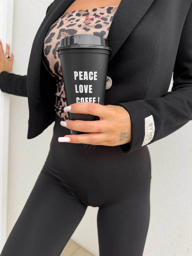 Marynarka dresowa SLIM - czarna