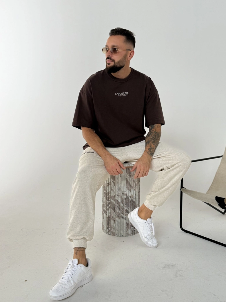 Tshirt CORE czekolada