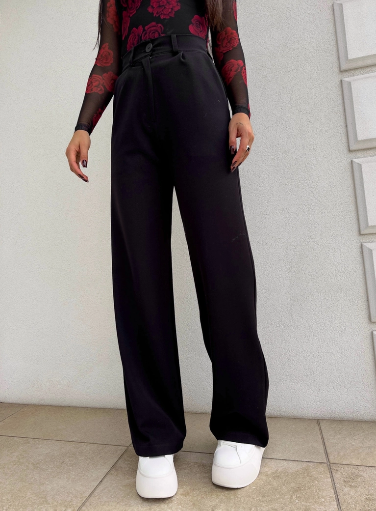 Spodnie SIMPLE - czarne T17695