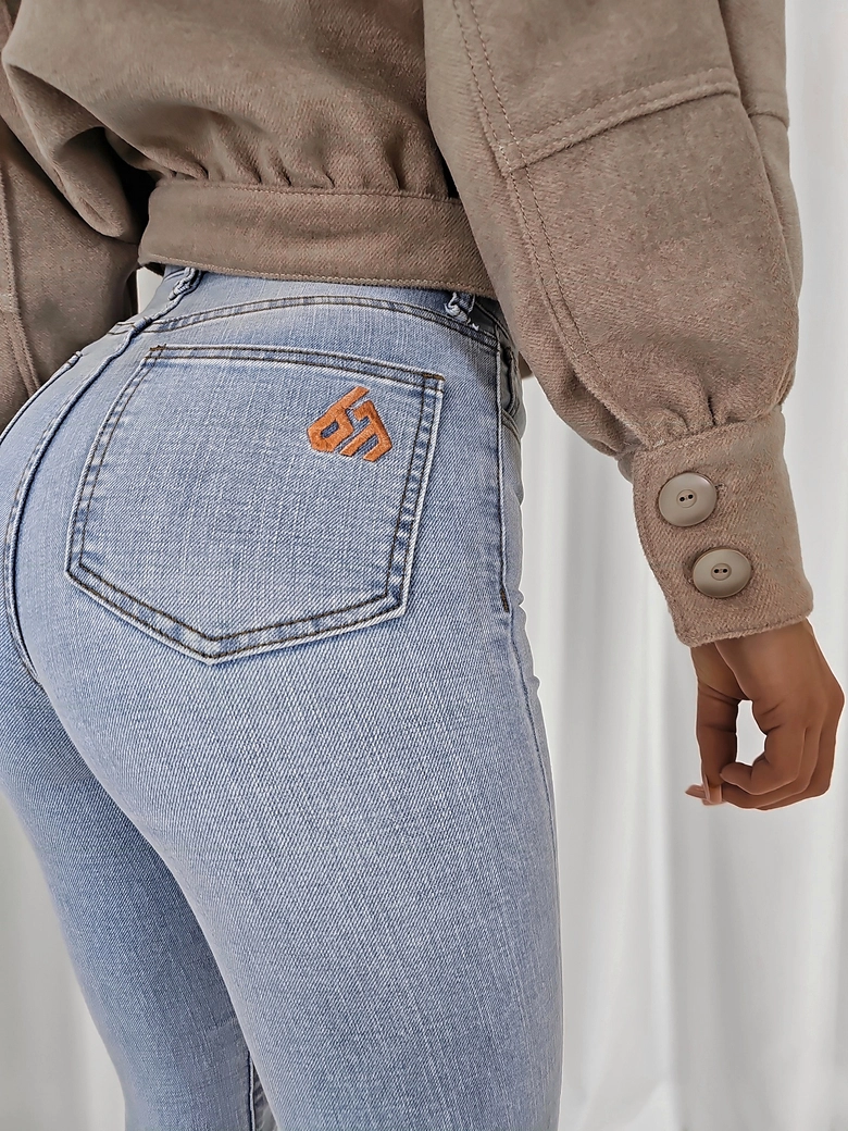 Jeansy BY ME - jeansowe T16710