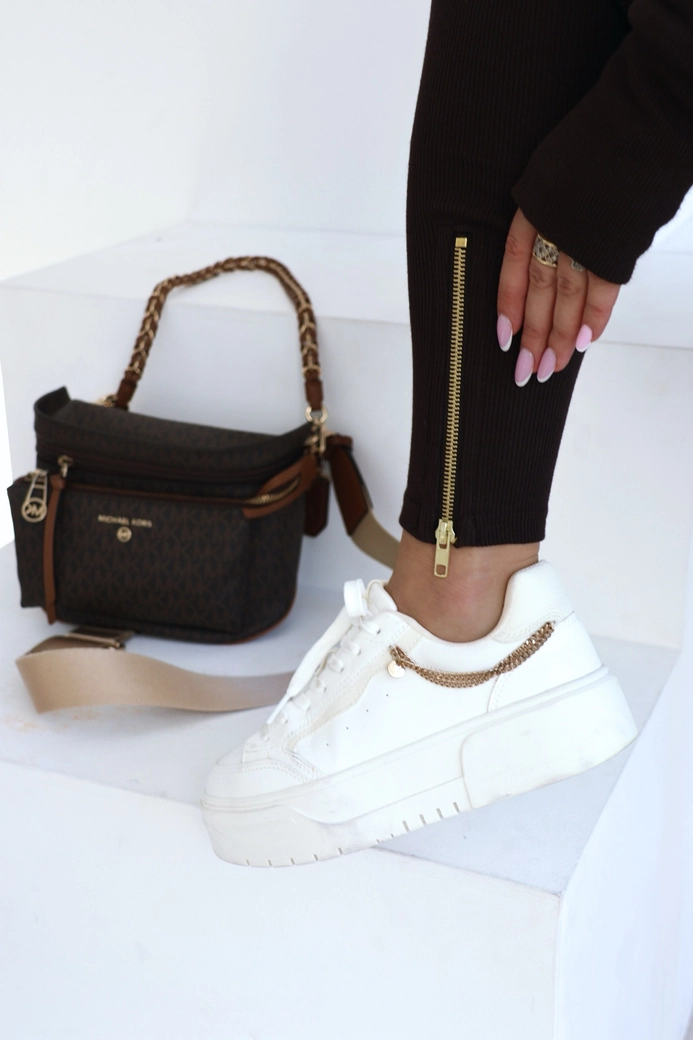 Legginsy damskie BG Goddess | gorzka czekolada