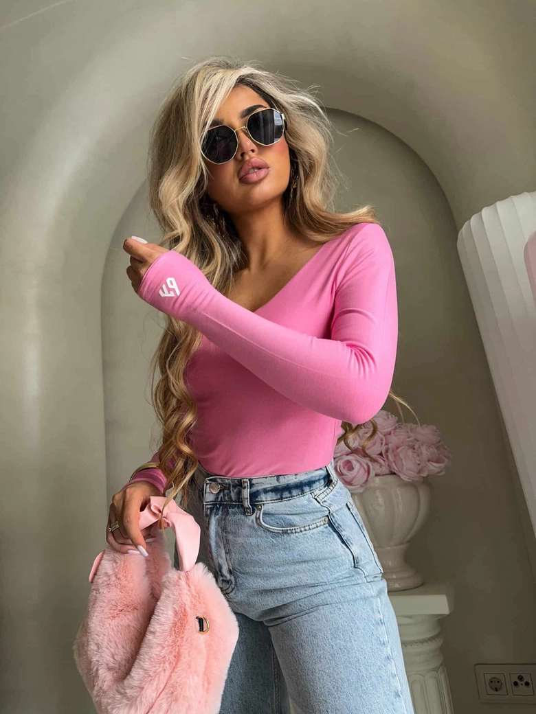 Bluzka VENEZIA - różowa