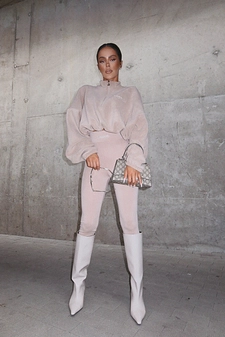 Legginsy ATTRACT beż