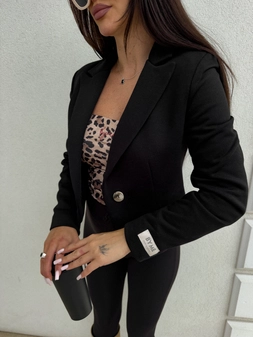 Marynarka dresowa SLIM - czarna