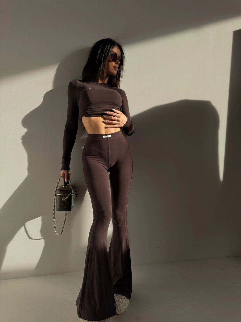 Legginsy ORIGIN czekolada