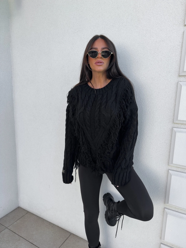 Sweter INDIANA - czarna