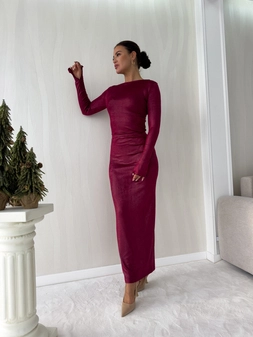 Bluzka SHY Diamond - bordowa C18979