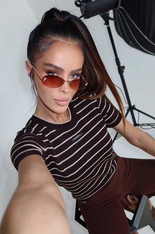 Sweter COFFE czekolada