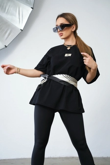 T-Shirt damski BG Only | czarny