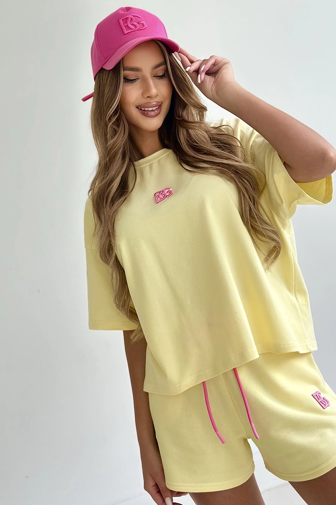 Szorty damskie BG Dare | bananowy