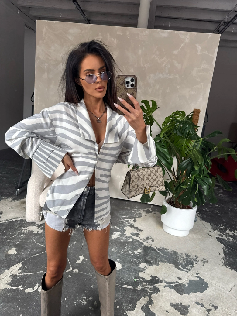 Koszula SAVANNA szara