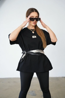 T-Shirt damski BG Only | czarny