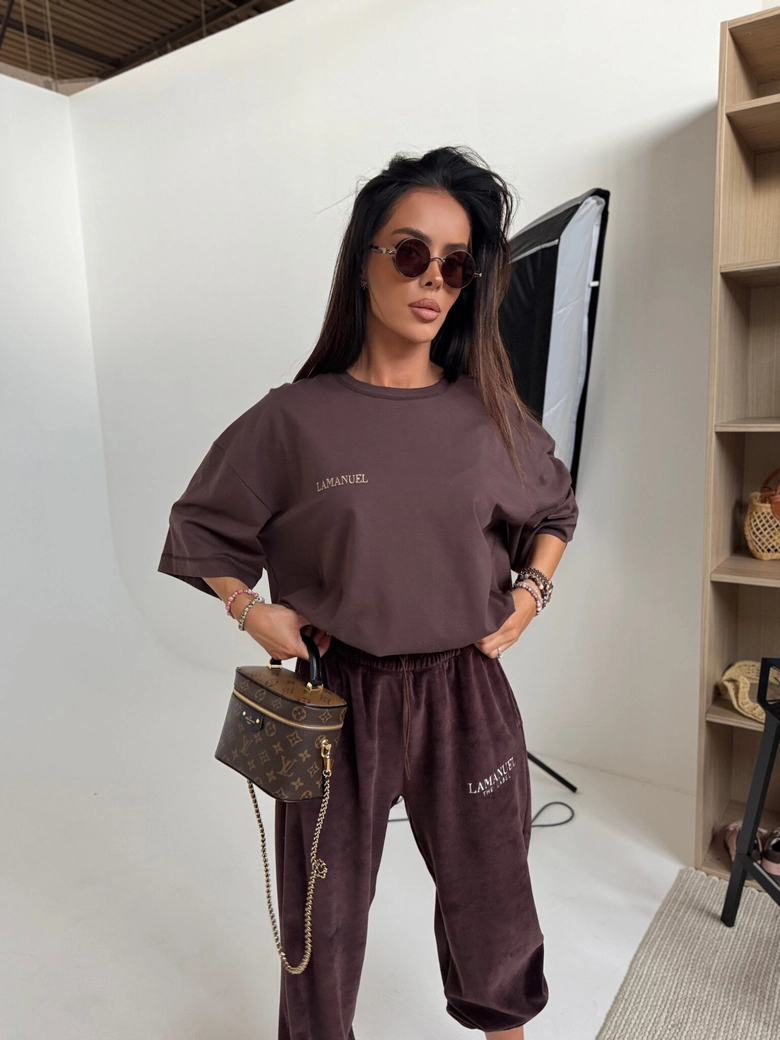 Tshirt HUNT czekolada