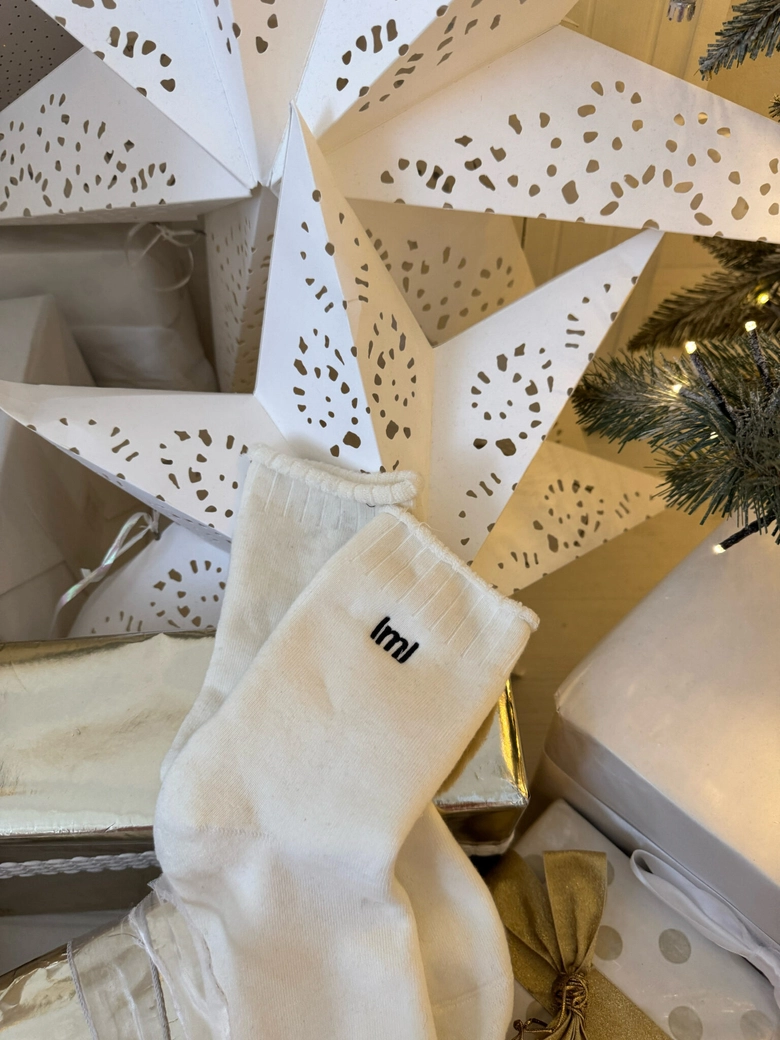 Skarpety PRESENT beż