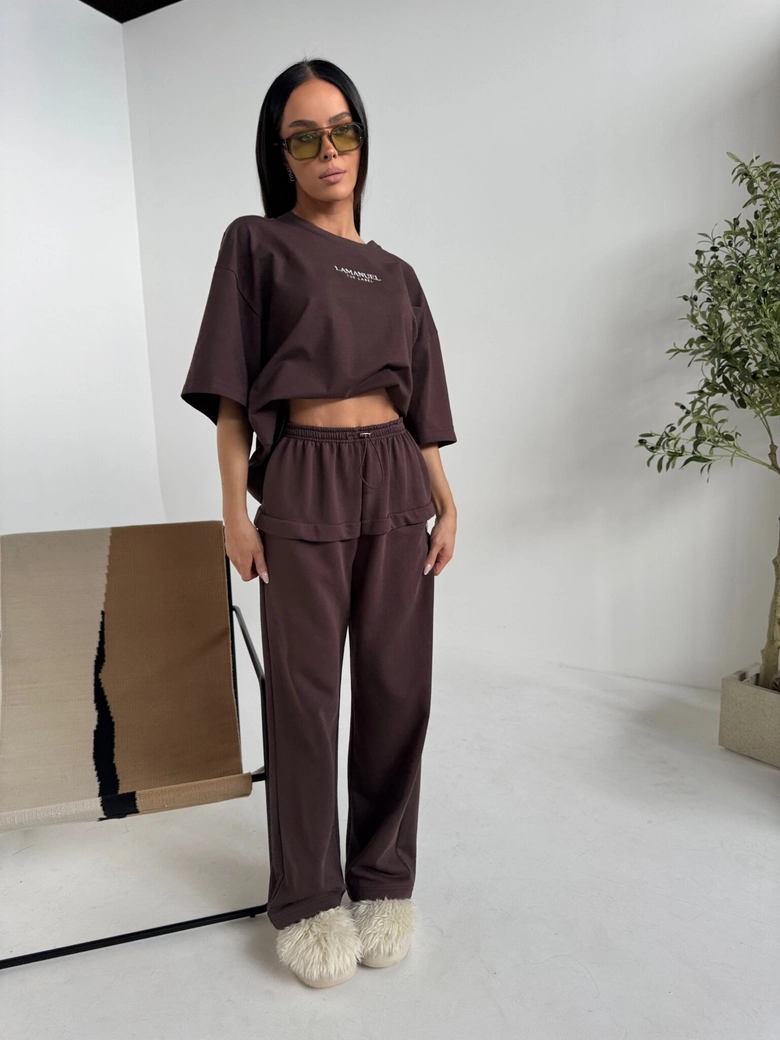 Spodnie PHASE czekolada