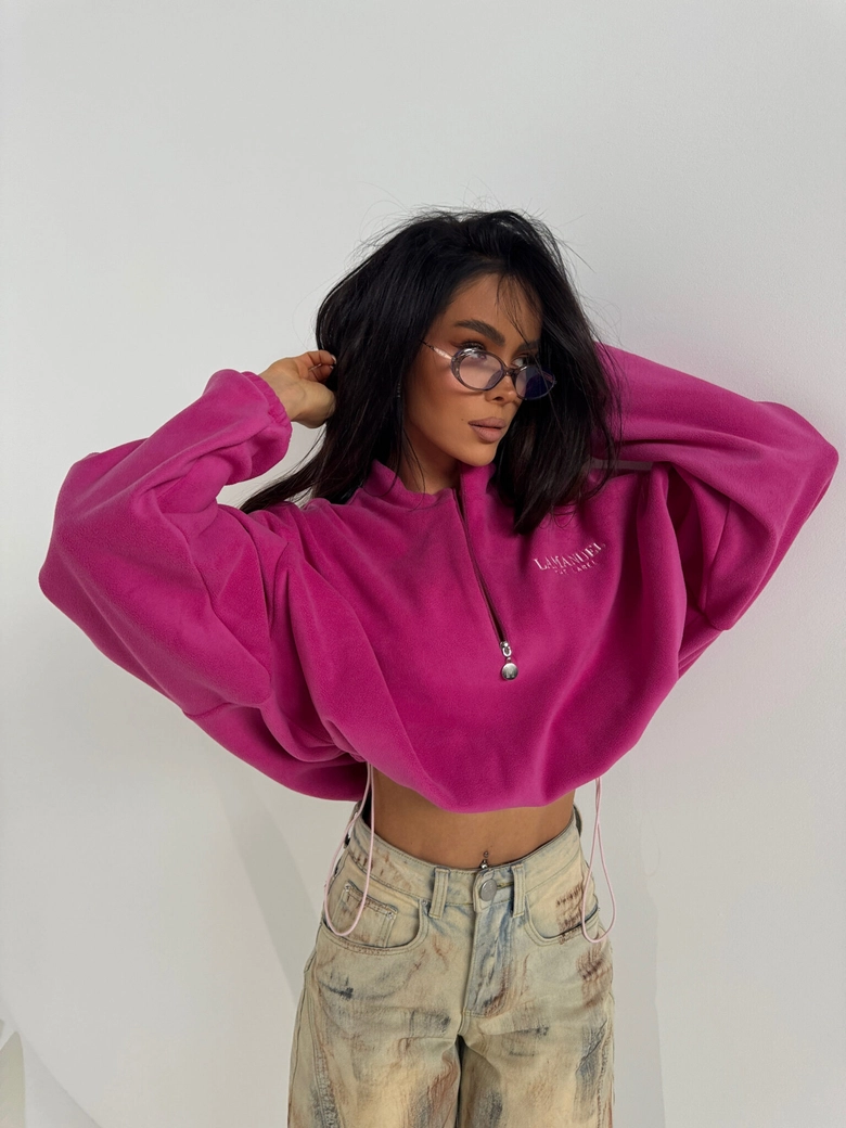 Bluza WARM UP fuksja