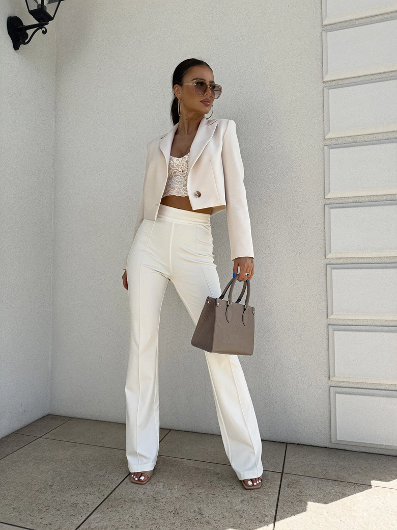 Marynarka SLIM - jasny beż