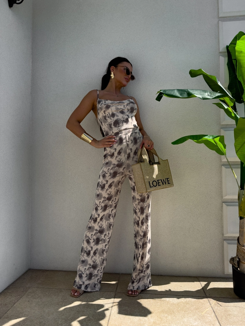 Kombinezon LUXURY – szaro-beż