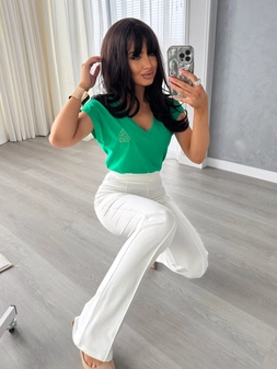 T-shirt MAYBE - zieleń