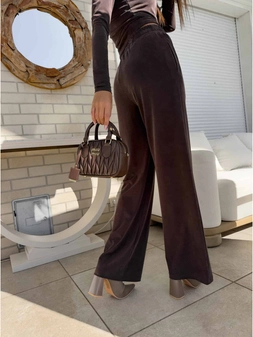 Spodnie LAMIA – czekoladowa