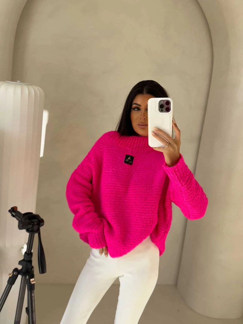 Sweter BUCLA – różowa