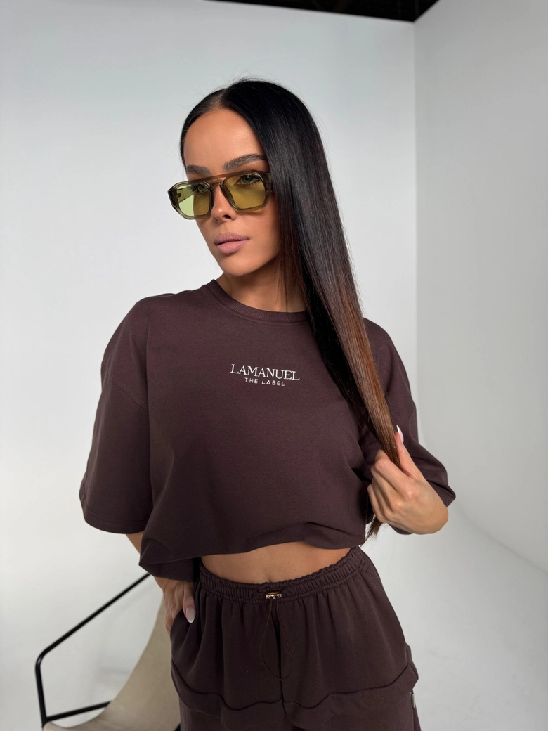 Tshirt BASE czekolada