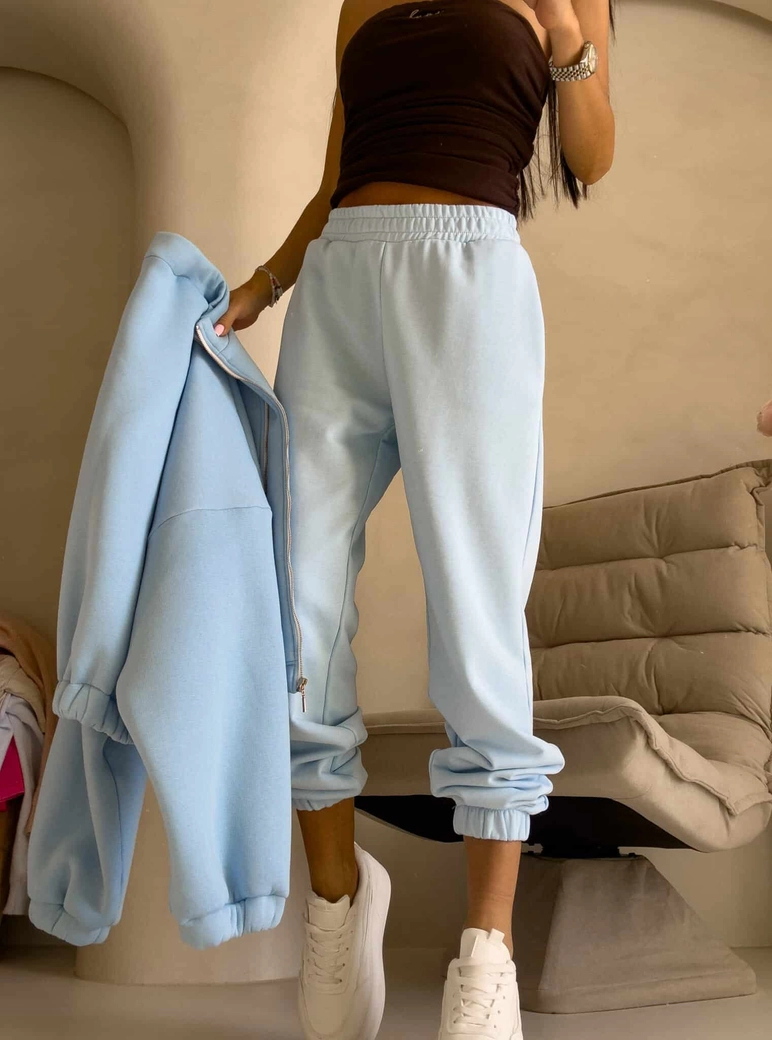 Spodnie dresowe CLASSIC - baby blue