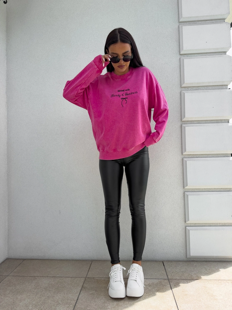 Bluza GOODNESS - różowa