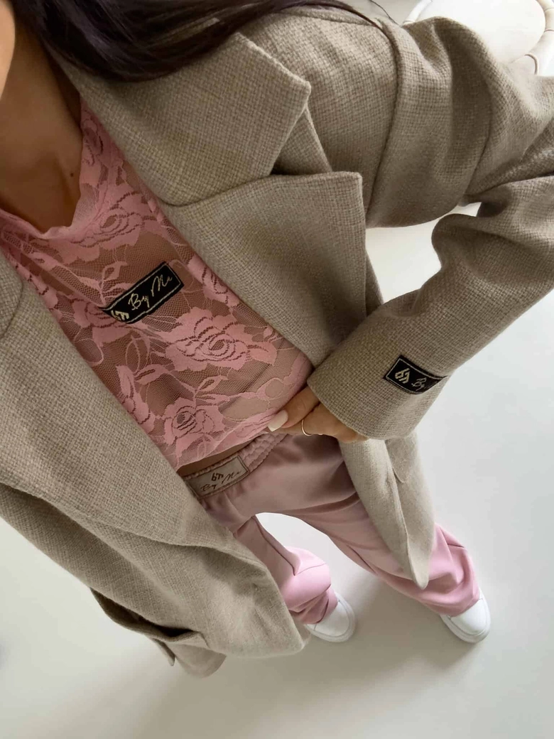 Płaszcz BOSS – beżowy