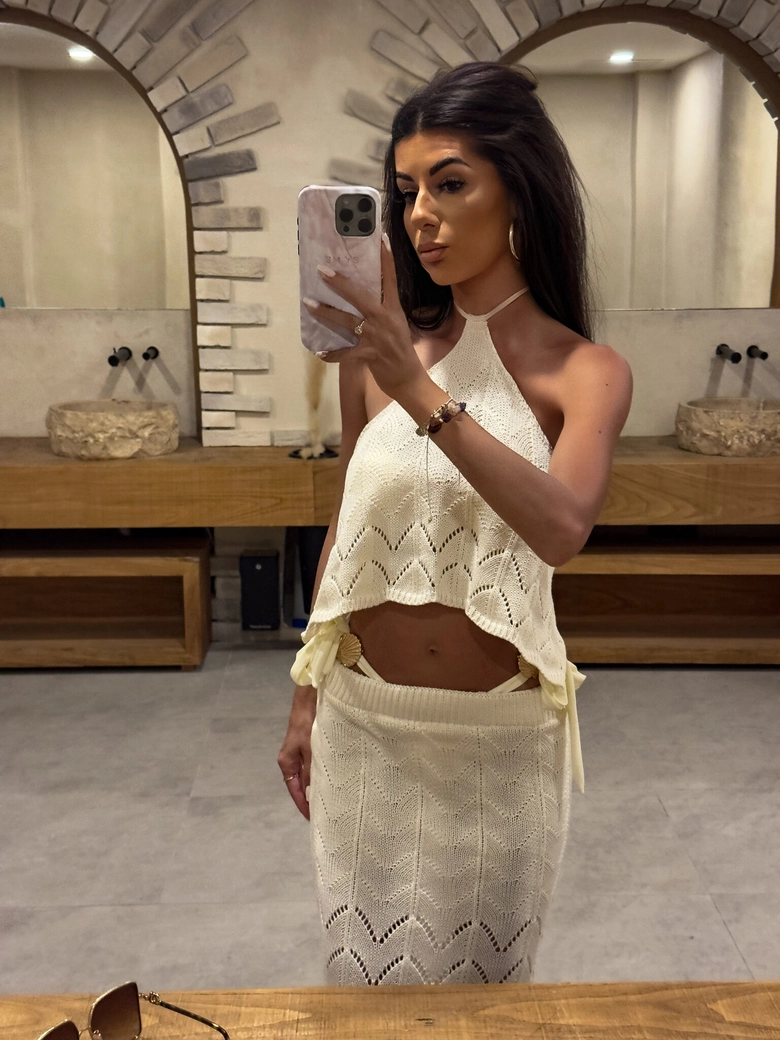 Komplet MARBELLA - ecru