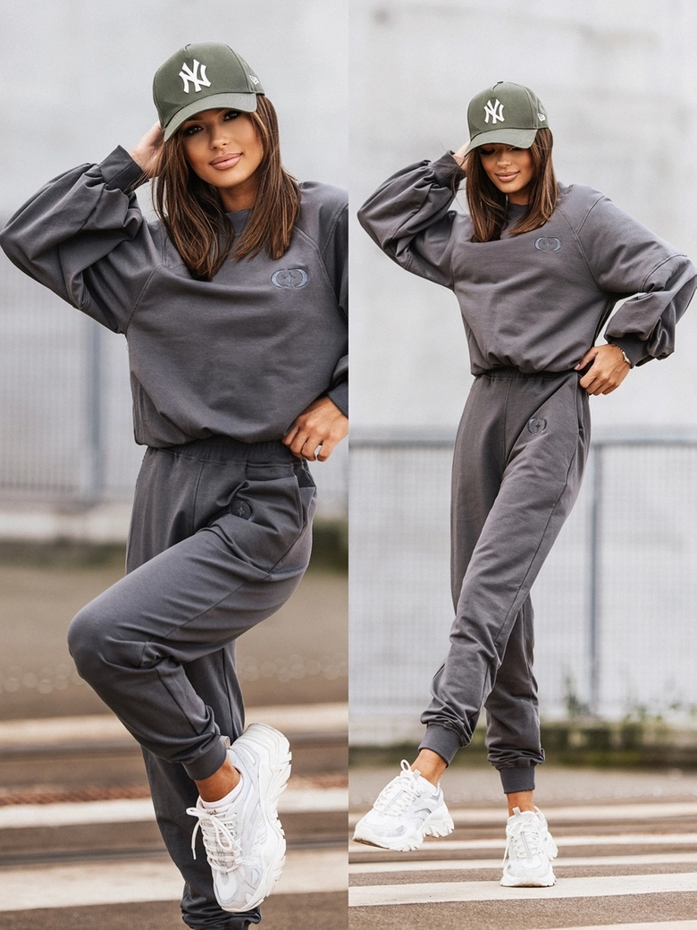 Bluza dresowa grafitowa Roxie CY471