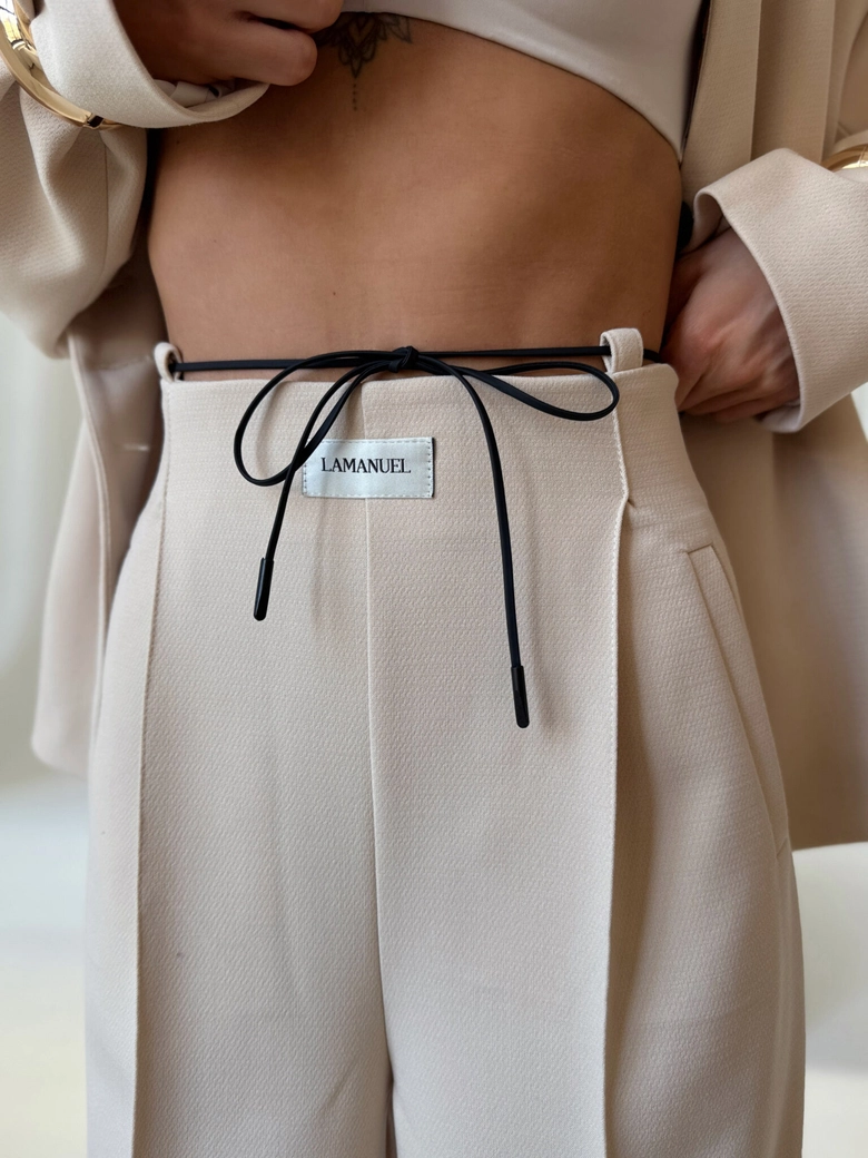 Spodnie BUSINESS beż