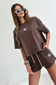 Szorty damskie BG Dare | czekoladowy