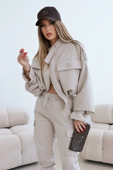 Kurtka damska BG Military | beż