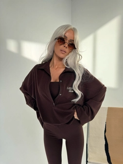 Bluza SEPARATE czekolada