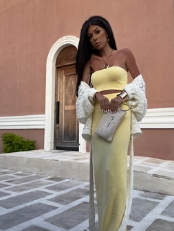 Komplet MEDUSA - żółty