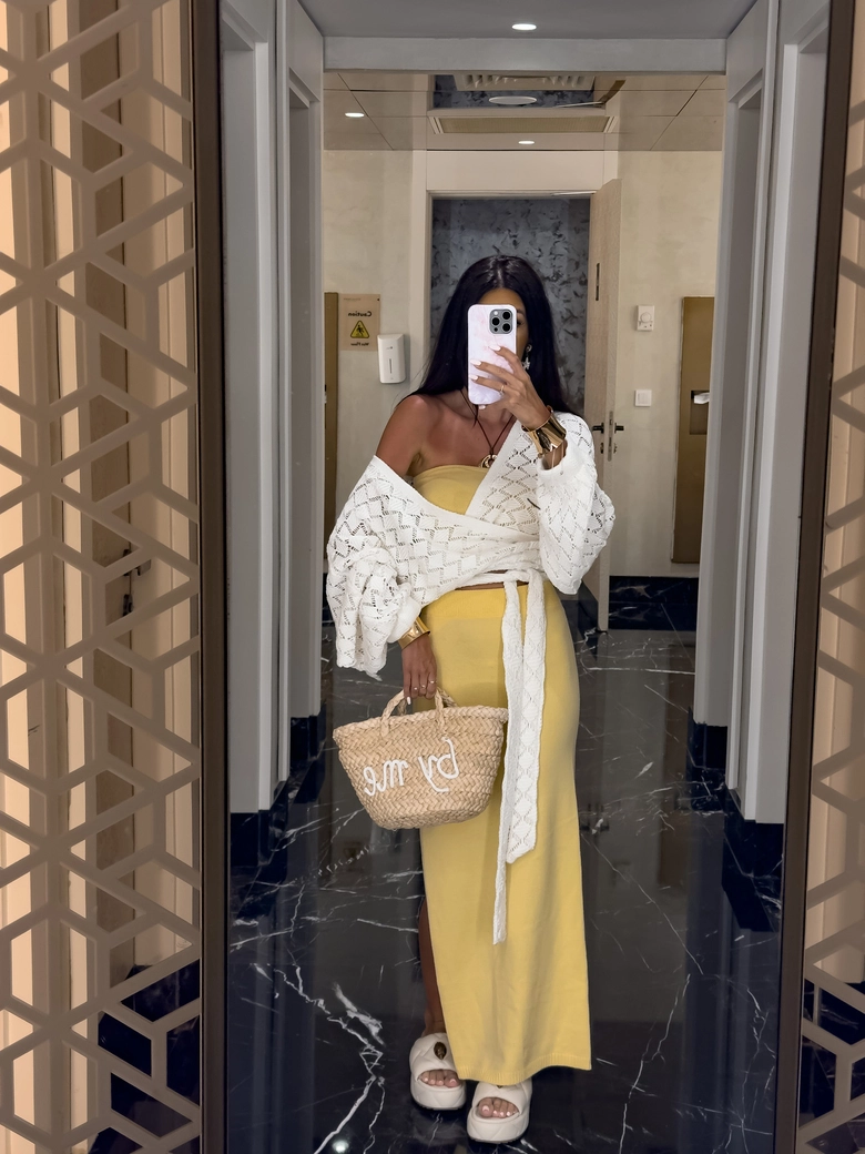 Kimono AMEIRO - ecru