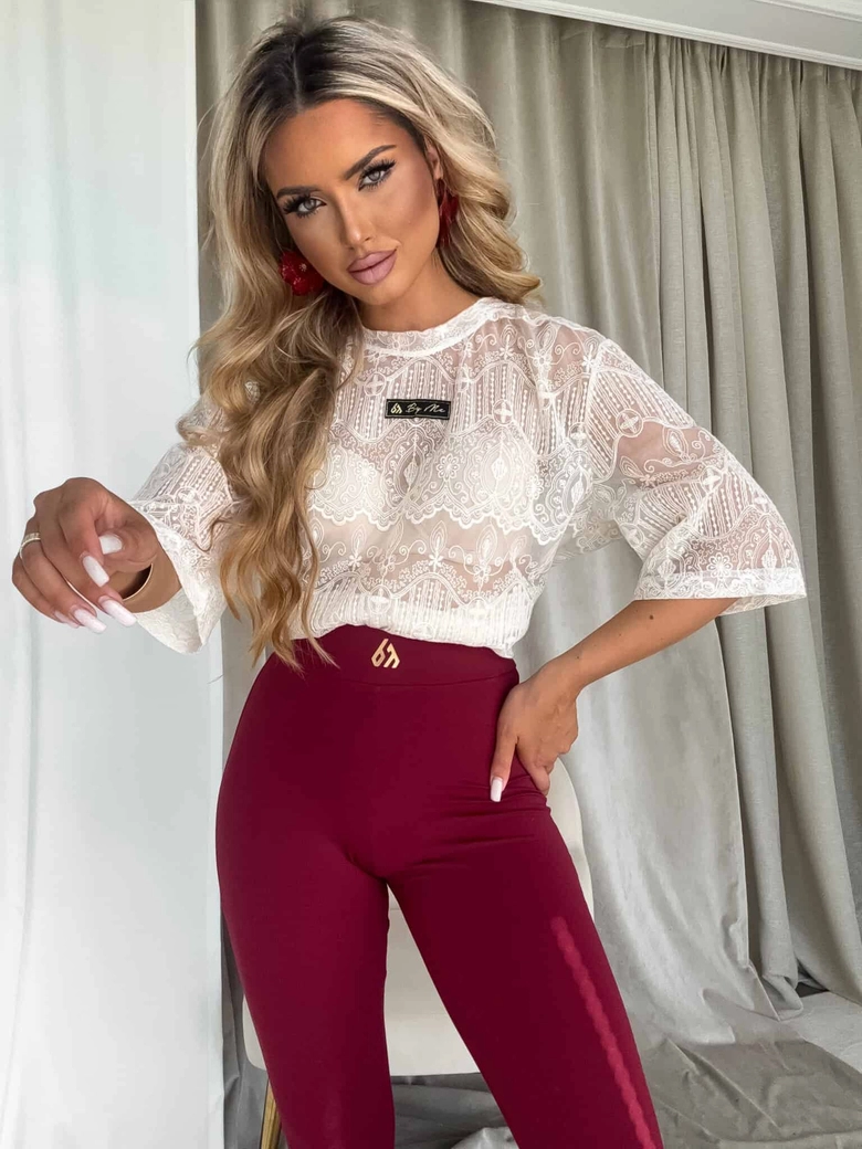 Bluzka PEROLA – ecru