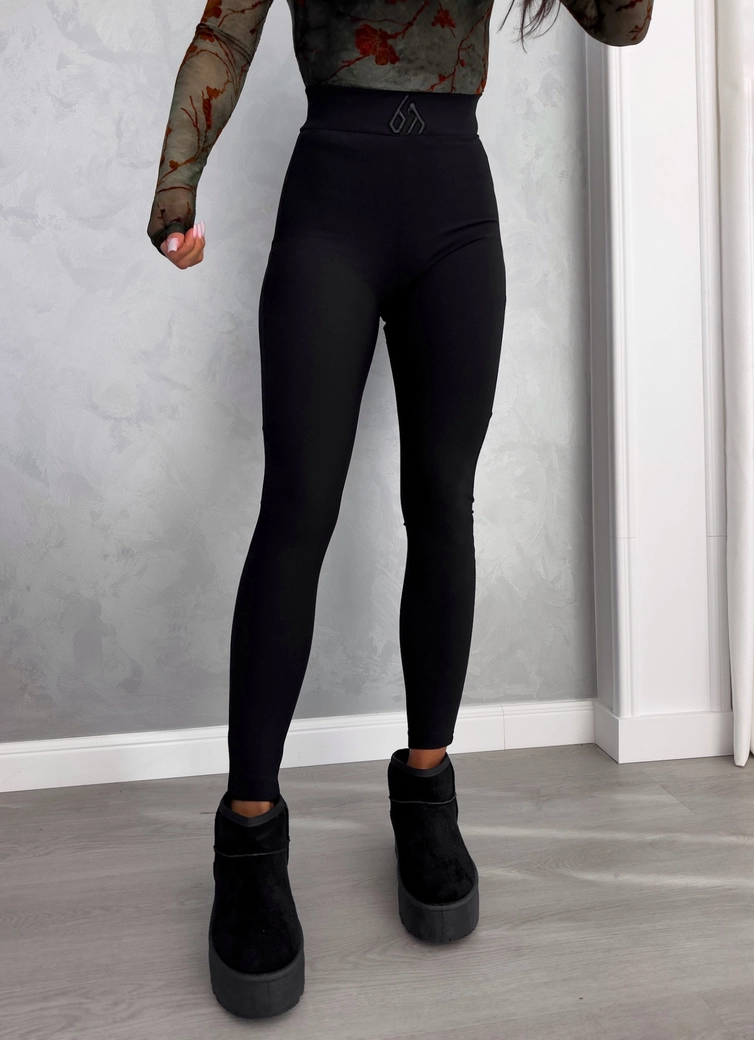 Legginsy FIT logo - czarne G18271