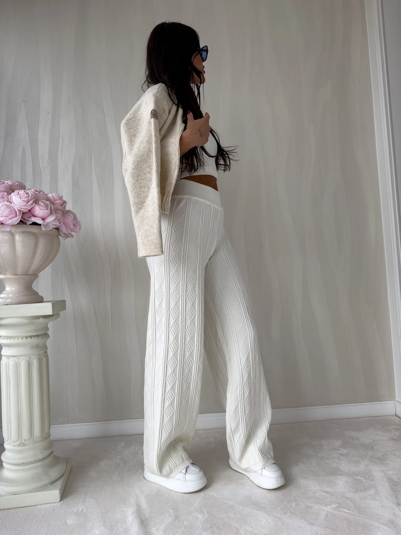 Spodnie SAMIRA - ecru