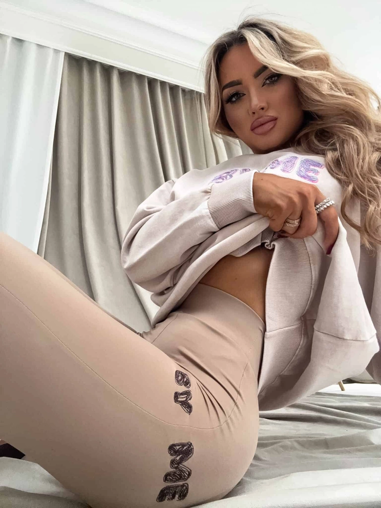 Legginsy WOW - beżowe