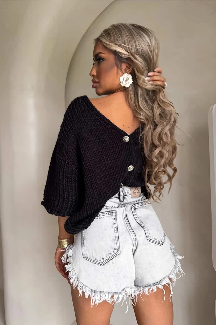 Kardigan ROYAL - czarny