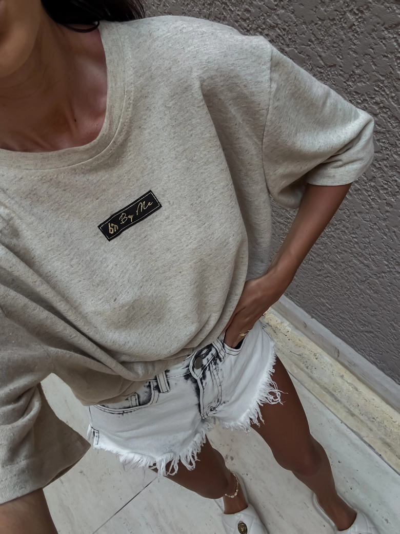 Bluzka T-shirt MARMARIS - beżowa