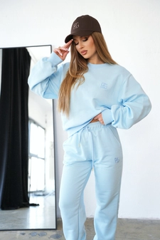 Spodnie damskie BG Brand | błękit