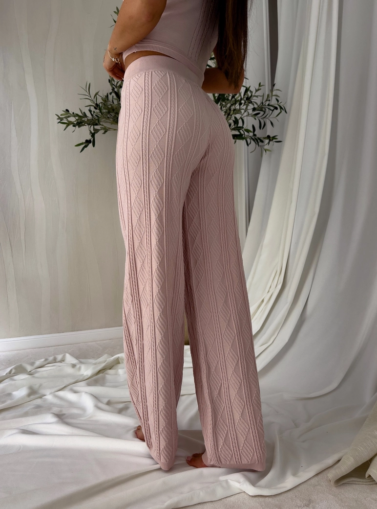 Komplet SAMIRA - pudrowy róż