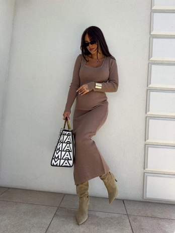 Sukienka COYA - mokka